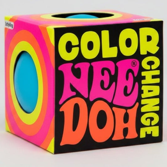 IN STOCK NOW: Schylling Nee-Doh Color Change Squishy: Blue to Pink - Nick Nack's Full Frontal Attack