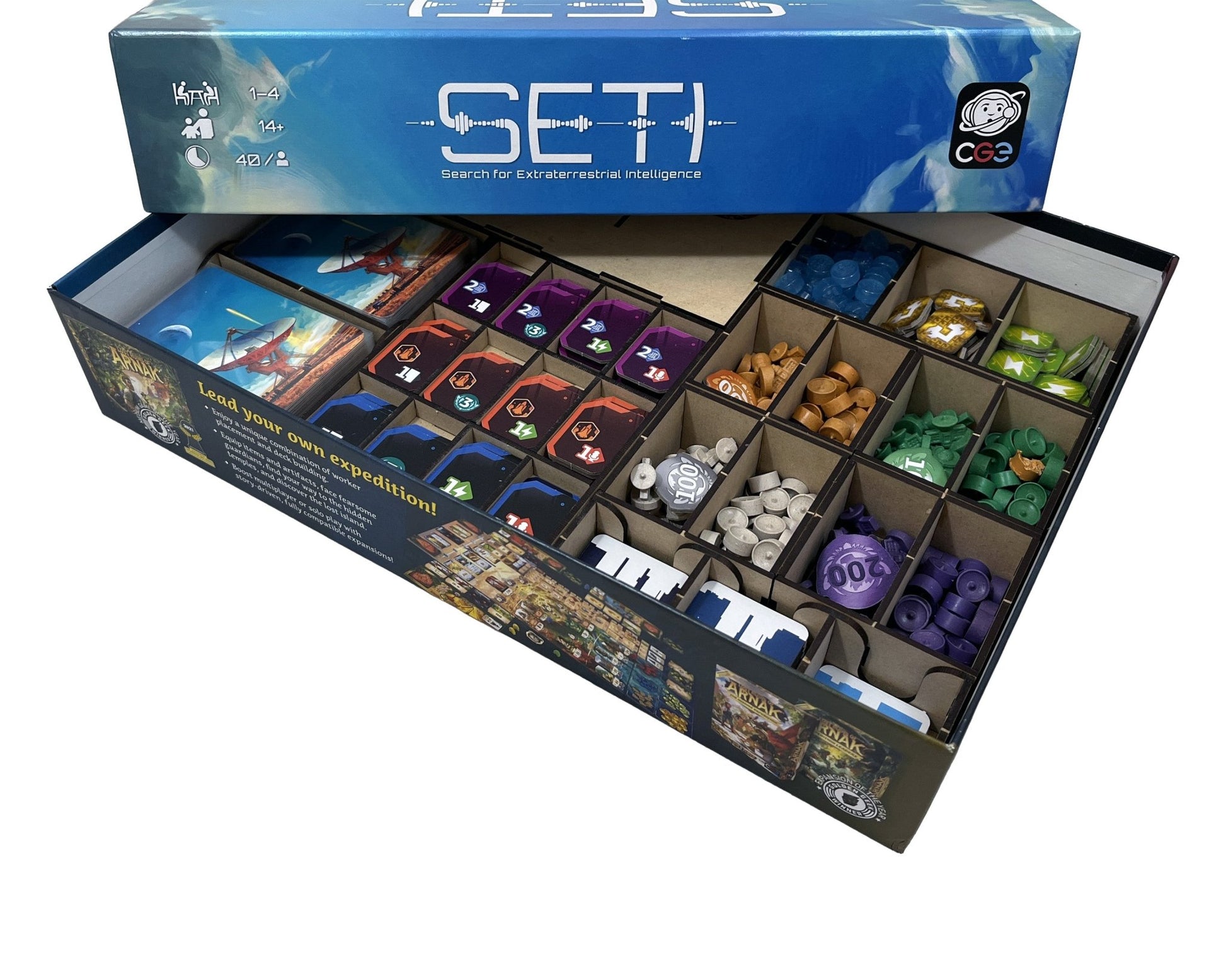 knacks spiel SETI Board Game Organizer Insert – Nick Nack's Full Frontal Attack
