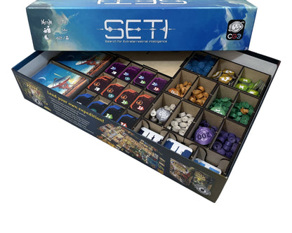 SETI Board Game Organizer Insert - Nick Nack's Full Frontal Attack