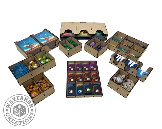 SETI Board Game Organizer Insert - Nick Nack's Full Frontal Attack