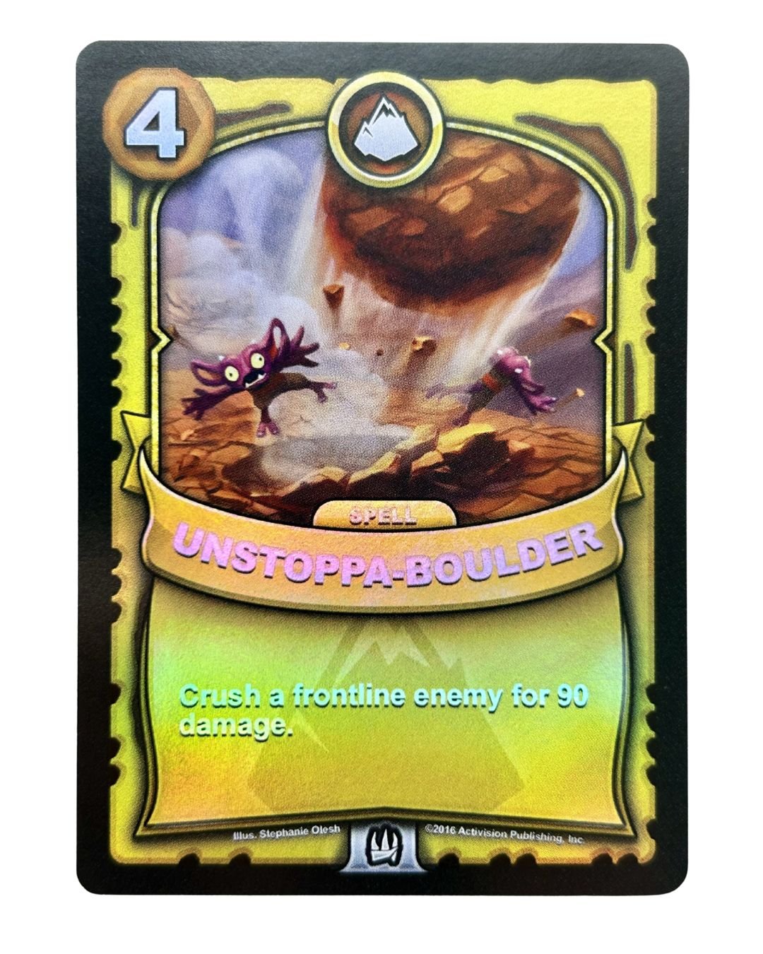 Unstoppa-Boulder (Battlecast) (Gold Foil) - Nick Nack's Full Frontal Attack