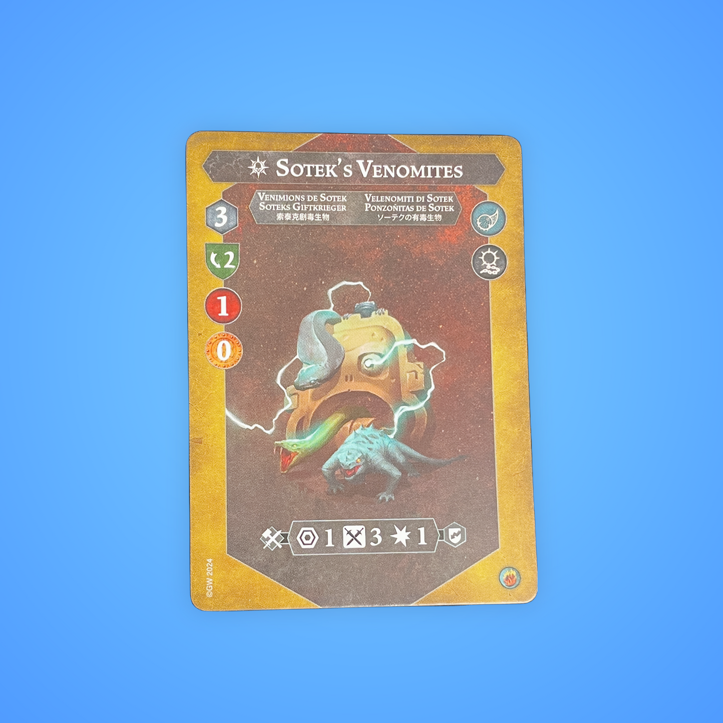 Sotek's Venomites (Warhammer Underworlds Card)
