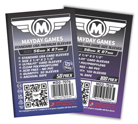 Standard USA Card Sleeves (56x87mm) - Nick Nack's Full Frontal Attack