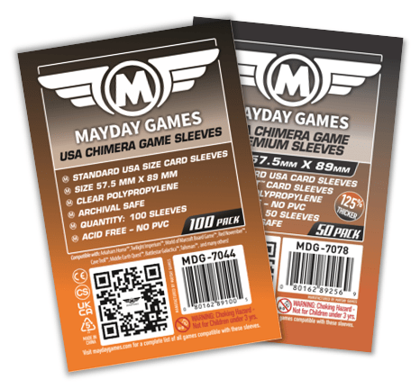 Standard USA Chimera Card Sleeves (57.5x89mm) Standard 7044 or Premium 7078 - Nick Nack's Full Frontal Attack