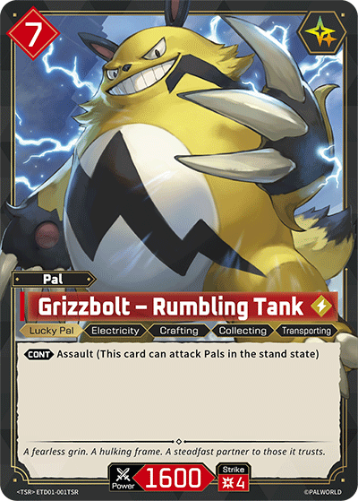 Grizzbolt – Rumbling Tank [ETD01-001TSR] (Dawn of Palpagos Red・Blue - TSR)