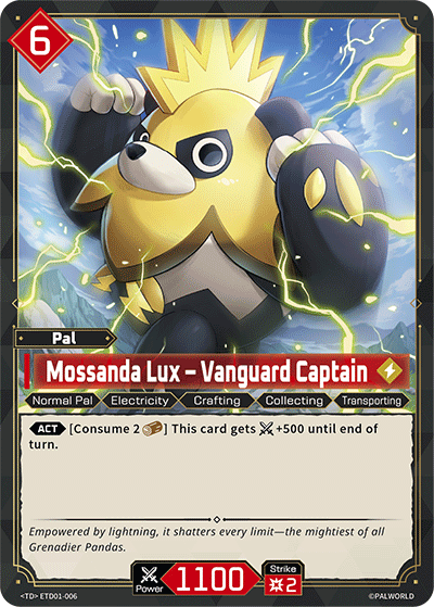 Mossanda Lux – Vanguard Captain [ETD01-006] (Dawn of Palpagos Red・Blue - TD)