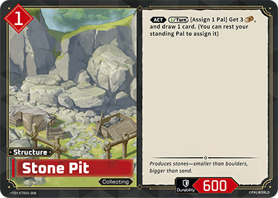 Stone Pit [ETD01-008] (Dawn of Palpagos Red・Blue - TD)