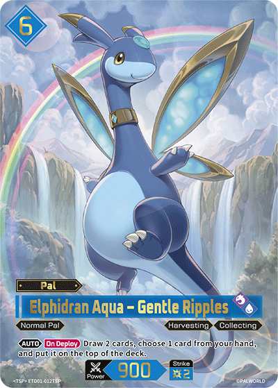 Elphidran Aqua – Gentle Ripples [ETD01-012TSP] (Dawn of Palpagos Red・Blue - TSP)