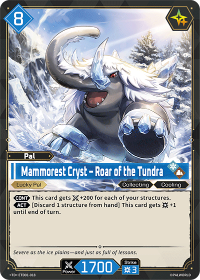 Mammorest Cryst – Roar of the Tundra [ETD01-018] (Dawn of Palpagos Red・Blue - TD)
