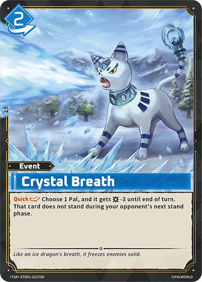 Crystal Breath [ETD01-022TSR] (Dawn of Palpagos Red・Blue - TSR)