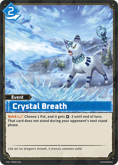 Crystal Breath [ETD01-022] (Dawn of Palpagos Red・Blue - TD)