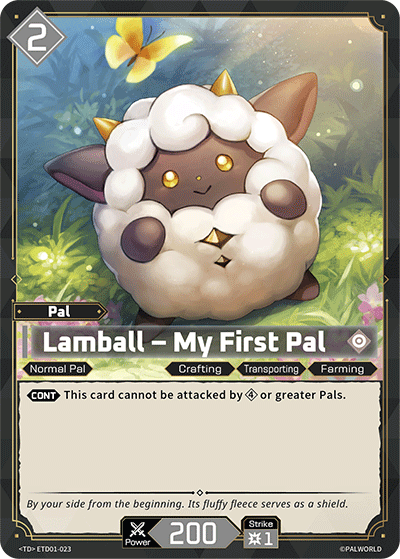 Lamball – My First Pal [ETD01-023] (Dawn of Palpagos Red・Blue - TD)