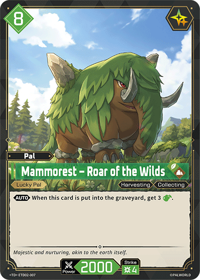 Mammorest – Roar of the Wilds [ETD02-007] (Dawn of Palpagos Green・Purple - TD)