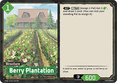 Berry Plantation [ETD02-008TSR] (Dawn of Palpagos Green・Purple - TSR) - Nick Nack's Full Frontal Attack