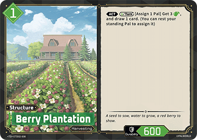 Berry Plantation [ETD02-008] (Dawn of Palpagos Green・Purple - TD) - Nick Nack's Full Frontal Attack