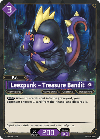 Leezpunk – Treasure Bandit [ETD02-014] (Dawn of Palpagos Green・Purple - TD)
