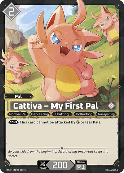 Cattiva – My First Pal [ETD02-023TSR] (Dawn of Palpagos Green・Purple - TSR) - Nick Nack's Full Frontal Attack