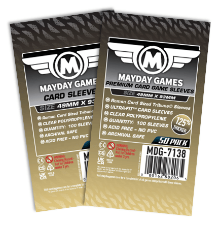 Tribune Card Sleeves (49x93mm) Standard 7112 or Premium 7138 - Nick Nack's Full Frontal Attack