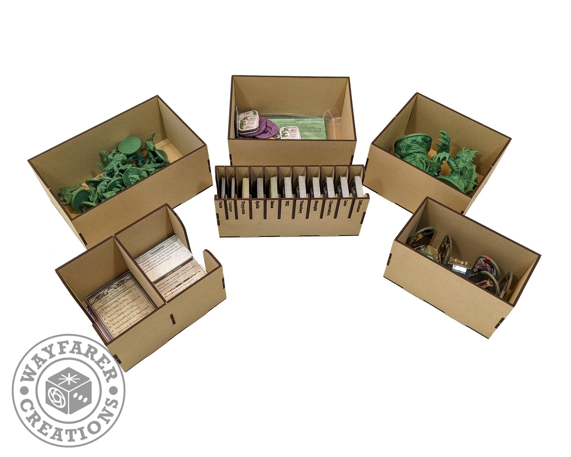 Unfathomable Board Game Organizer Insert - Nick Nack's Full Frontal Attack