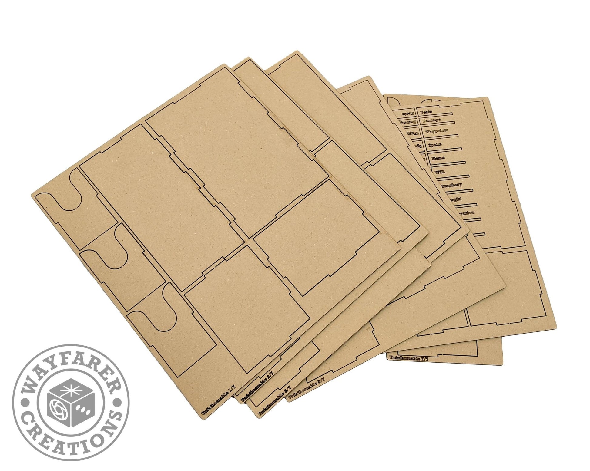 Unfathomable Board Game Organizer Insert - Nick Nack's Full Frontal Attack