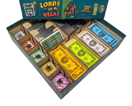 Lords of Vegas Board Game Organizer Insert