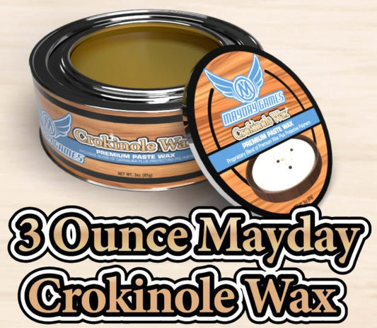 Mayday Games Crokinole Wax (3-ounce tin) - Nick Nack's Full Frontal Attack