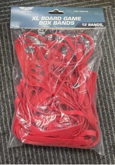 12 Pack of XL Board Game Box Bands (13 inches) - Nick Nack's Full Frontal Attack