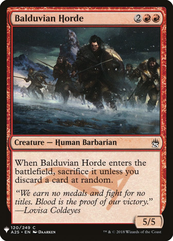 Horde balduvienne [Booster mystère] 