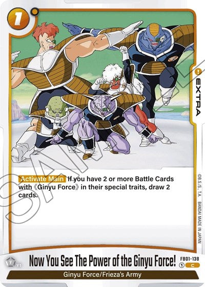 Now You See The Power of the Ginyu Force! (Awakened Pulse) Near Mint