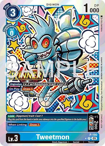 Tweetmon (Store Tournament 2025 Vol.3 Winner Pack) (Digimon Promotion Cards) Near Mint Foil