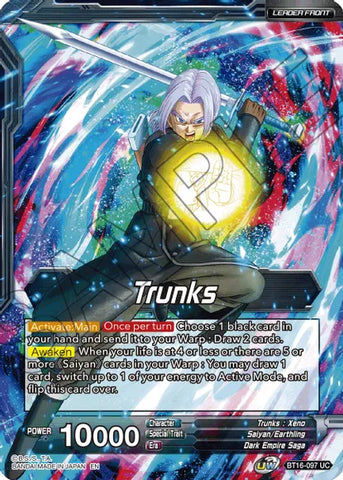 Trunks // SSG Trunks, Crimson Warrior (BT16-097) [Realm of the Gods]