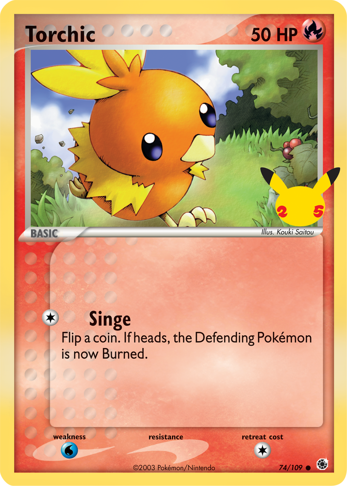 Torchic (74/109) [Premier pack partenaire] 