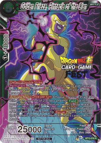 Golden Frieza, Pinnacle of the Clan (Card Game Fest 2022) (BT13-076) [Tournament Promotion Cards]