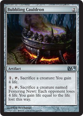 Bubbling Cauldron (Magic 2014 Core Set) Near Mint - Nick Nack's Full Frontal Attack