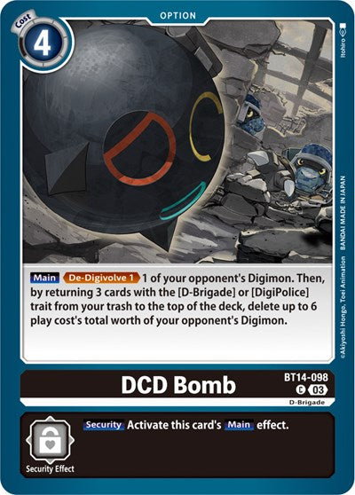 DCD Bomb (Blast Ace) Near Mint