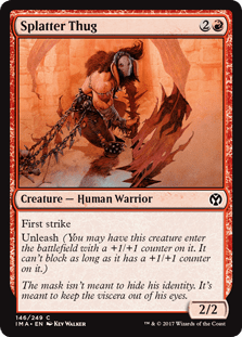 Splatter Thug (Iconic Masters) Near Mint - Nick Nack's Full Frontal Attack