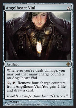 Angelheart Vial (Rise of the Eldrazi) Near Mint - Nick Nack's Full Frontal Attack