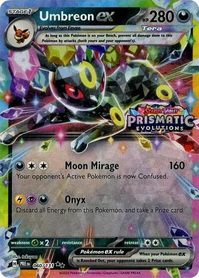 Umbreon ex - 060/131 (Prismatic Evolutions Stamp) (Miscellaneous Cards & Products) Near Mint Holofoil