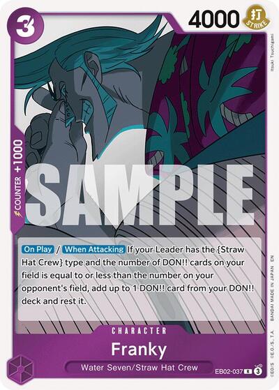 Franky (Extra Booster: Anime 25th Collection) Near Mint Foil - Nick Nack's Full Frontal Attack