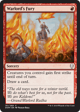 Warlord's Fury (Dominaria) Near Mint - Nick Nack's Full Frontal Attack