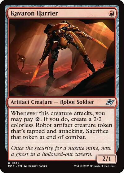 Kavaron Harrier (Edge of Eternities) Near Mint Foil - Nick Nack's Full Frontal Attack
