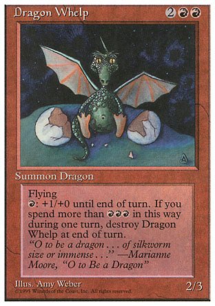Dragon Whelp (4th Edition) Light Play - Nick Nack's Full Frontal Attack