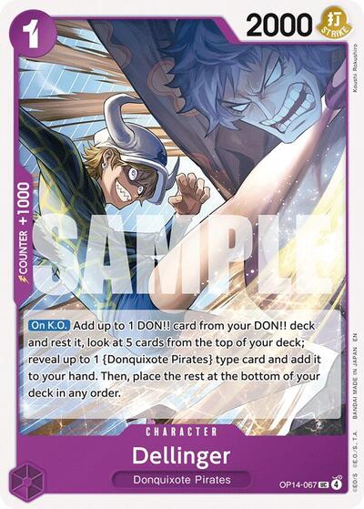 Dellinger (The Azure Sea's Seven) Near Mint - Nick Nack's Full Frontal Attack