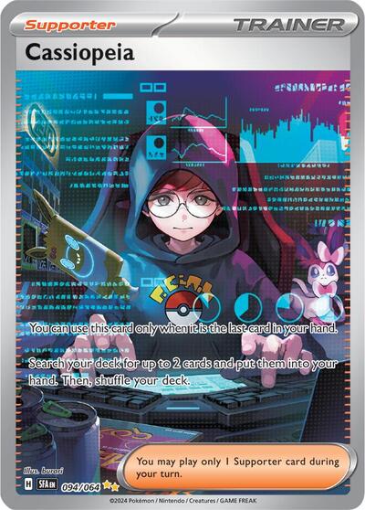 Cassiopeia - 094 (SV: Shrouded Fable) Near Mint Holofoil