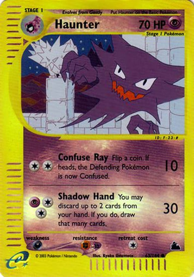 Haunter (Skyridge) Light Play