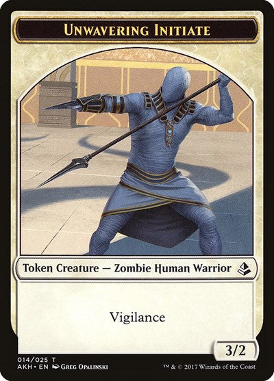 Unwavering Initiate Token (Amonkhet) Near Mint
