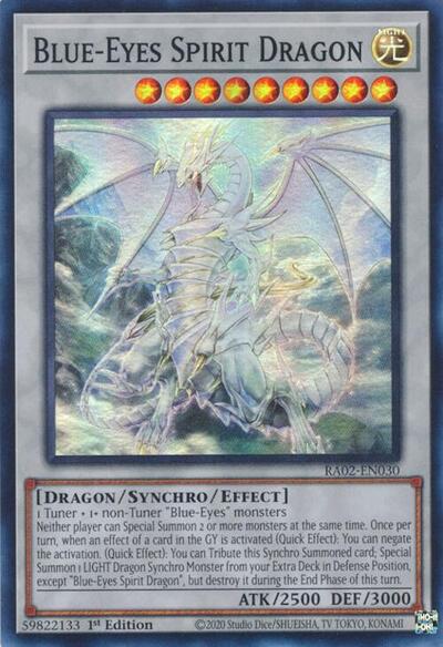 Blue-Eyes Spirit Dragon (25th Anniversary Rarity Collection II) Near Mint 1st Edition
