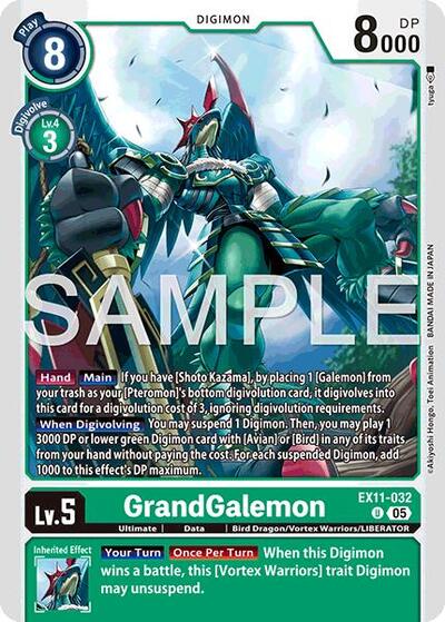 GrandGalemon (Dawn of Liberator) Near Mint - Nick Nack's Full Frontal Attack