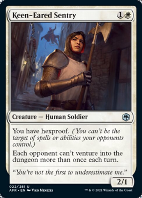 Keen - Eared Sentry (Adventures in the Forgotten Realms) Near Mint - Nick Nack's Full Frontal Attack