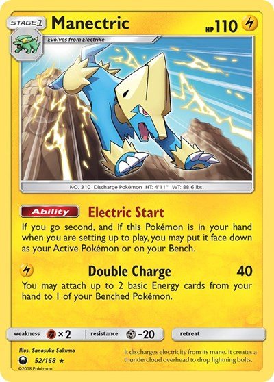 Manectric (SM - Celestial Storm) Near Mint - Nick Nack's Full Frontal Attack